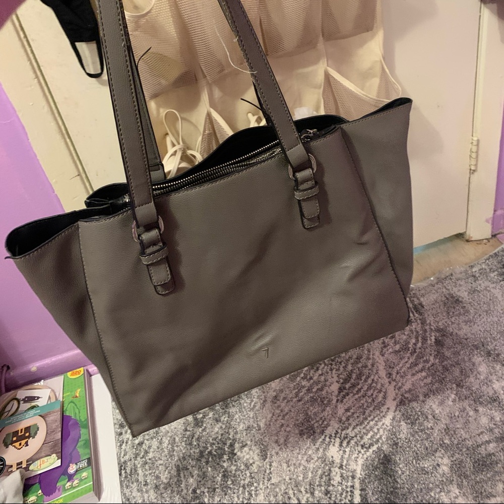 Grey handbag